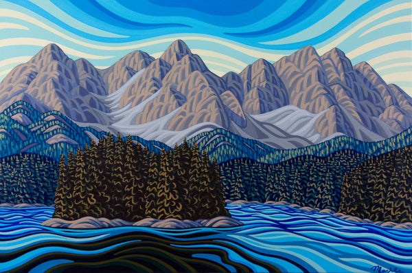 I Dew Point, 24"X36", Original Painting