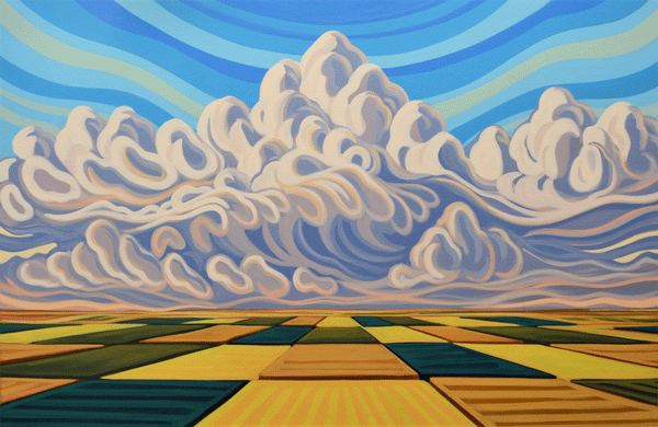 Storm Wave, 24 x 36 Acrylic on Canvas