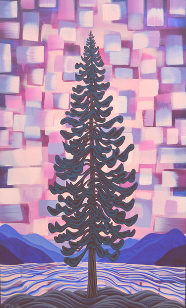 Kootenay Lake, 36"X60", Original Painting