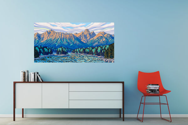 Elk Valley Summer, Giclee, Canadian Artist