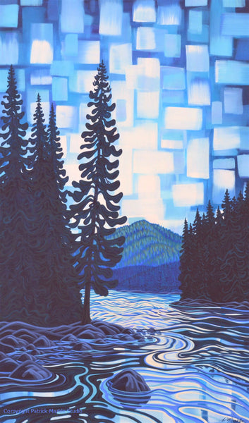 Athabaska River II, 36"X60", Original Painting