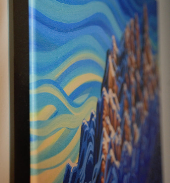Castle Mountain, Print on Canvas