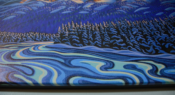 Castle Mountain, Print on Canvas