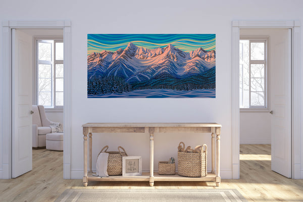Deep Freeze, Fernie, Giclee