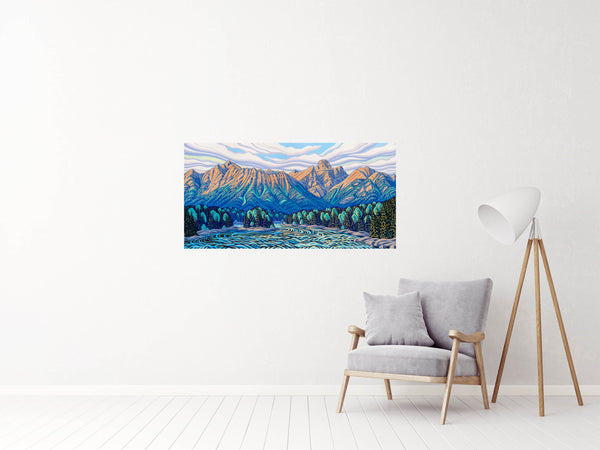Elk Valley Summer, Giclee, Canadian Artist