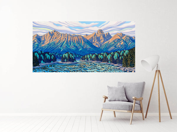 Elk Valley Summer, Giclee, Canadian Artist