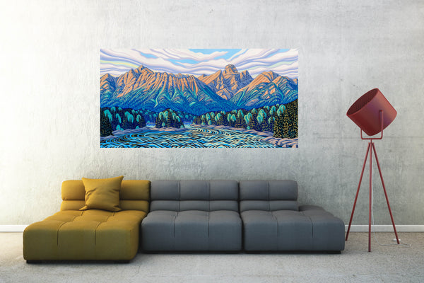 Elk Valley Summer, Giclee, Canadian Artist