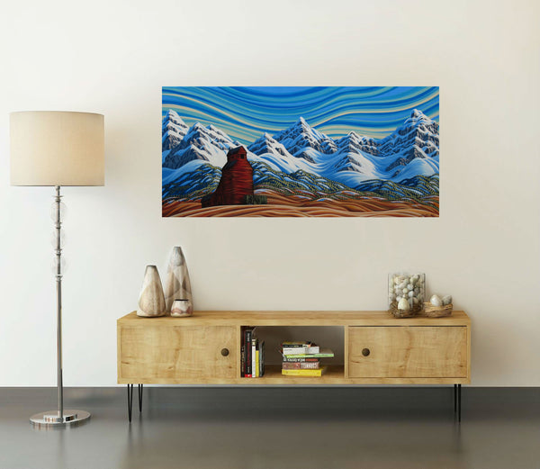 Old Timer, Pincher Creek, Limited Edition Print