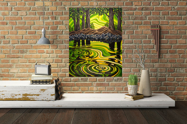 Ripples, Print on Canvas,