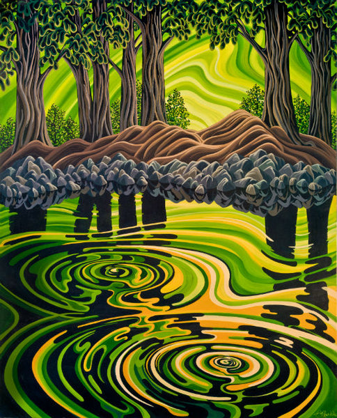 Ripples, Print on Canvas,