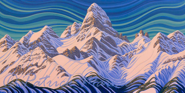 Mt Assiniboine, Limited Edition Print 36"X72"
