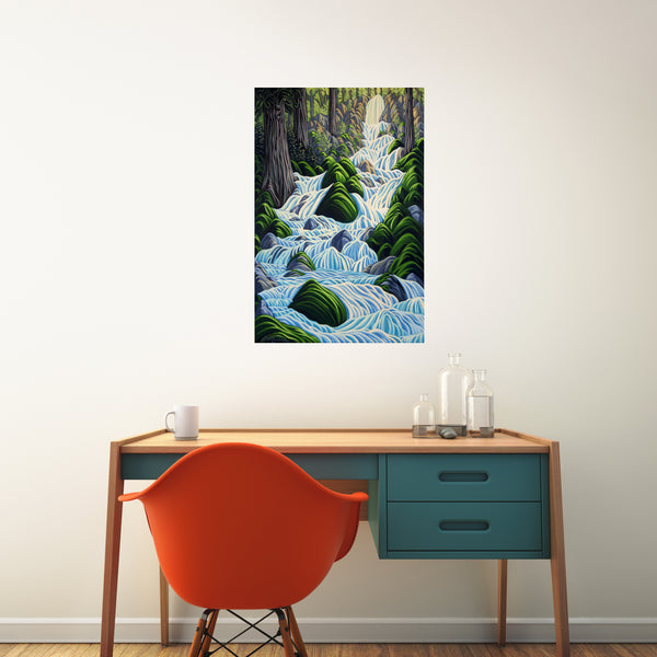 Thirsty Cedar, Giclee, Print on Canvas