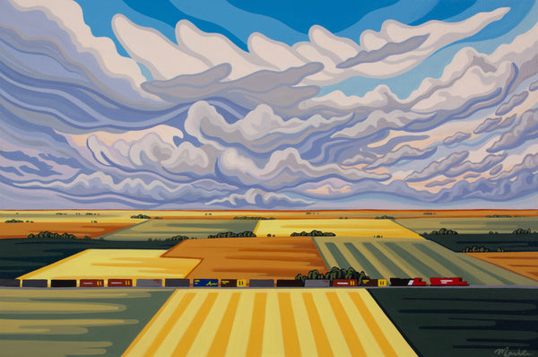 Patchwork Prairies, 24 x 36