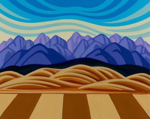 Rockies Meet Foothills, 16x20, Original Painting