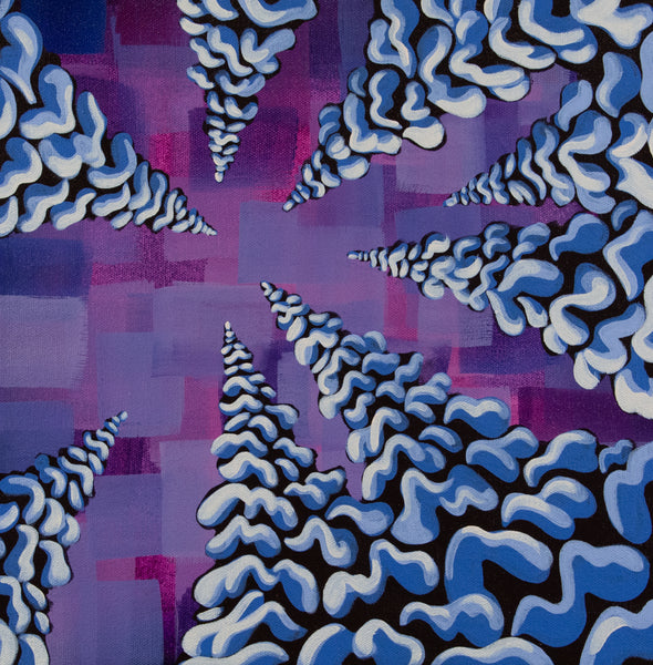 Angel View III, 12"X12" original painting