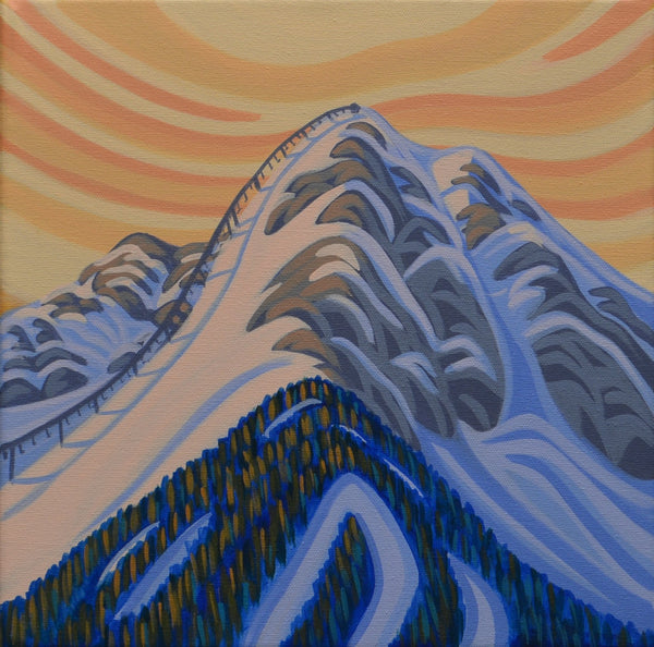 Polar Peak, 12"X12", original painting