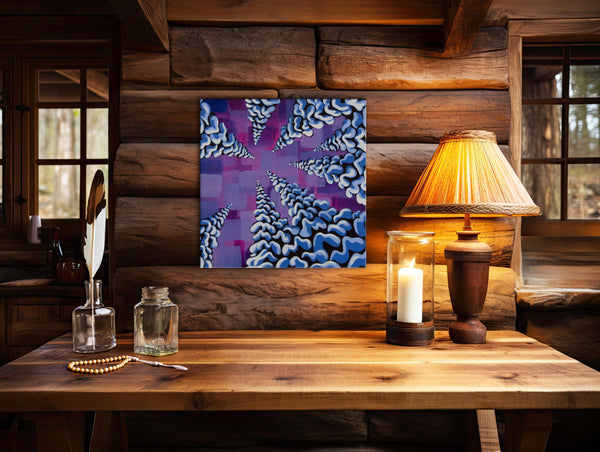 Angel View III, 12"X12" original painting