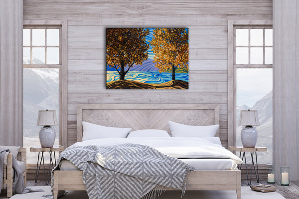 Lake Okanagan, Print on canvas