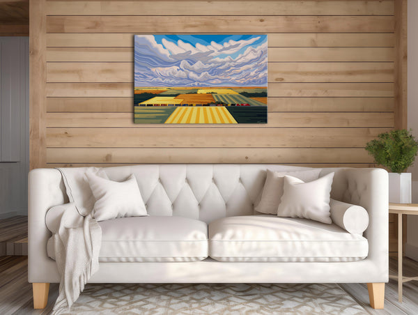 Patchwork Prairies, 24 x 36