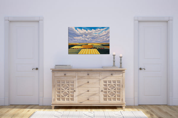 Patchwork Prairies, 24 x 36