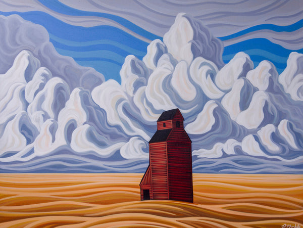 Prairie Wind, 36x48, Print on Canvas