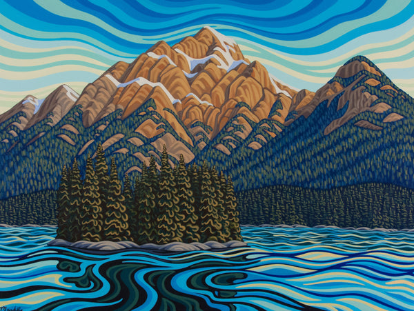 Pyramid Lake, 30 X 40