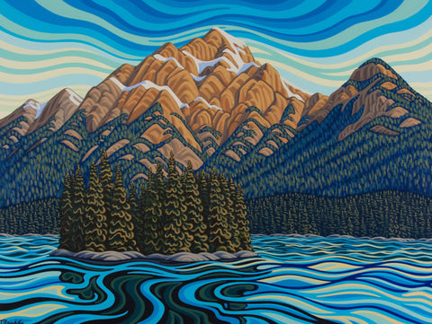 Pyramid Lake, 30 X 40