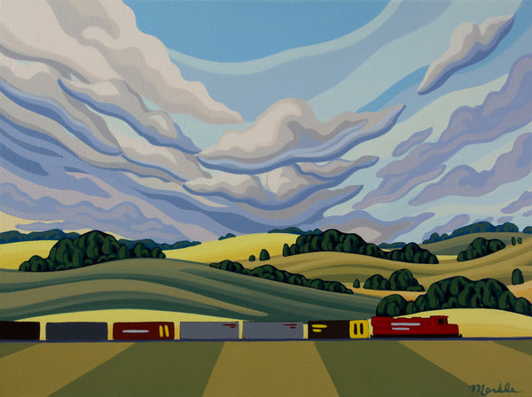 Rolling Prairies, 18x24, Original Painting