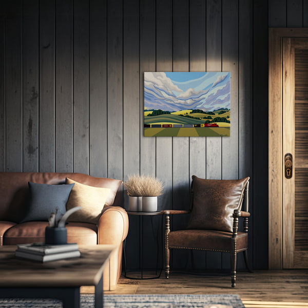 Rolling Prairies, 18x24, Original Painting