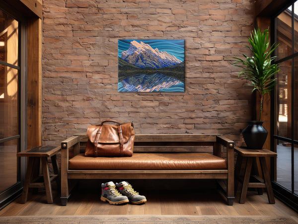 Mt Rundle, Giclee, Print on Canvas
