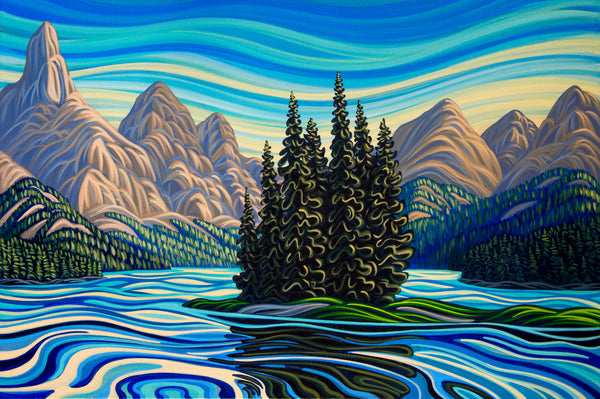 Spirit Island, Print on Canvas, Giclee