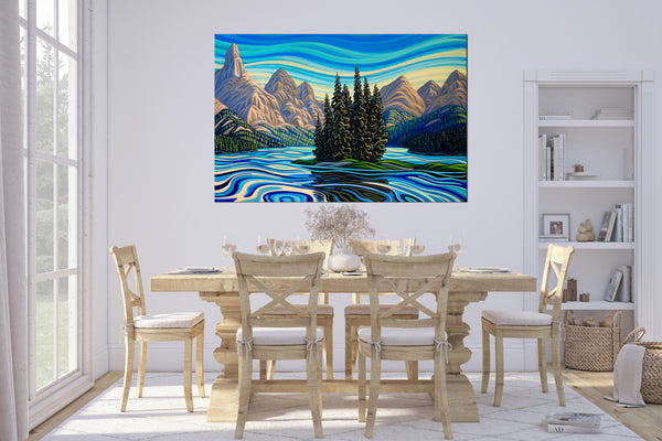 Spirit Island, Print on Canvas, Giclee