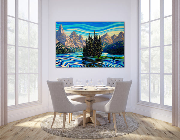 Spirit Island, Print on Canvas, Giclee