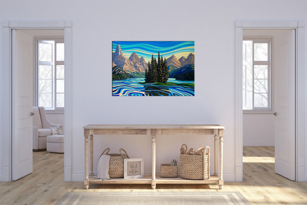 Spirit Island, Print on Canvas, Giclee