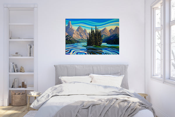 Spirit Island, Print on Canvas, Giclee