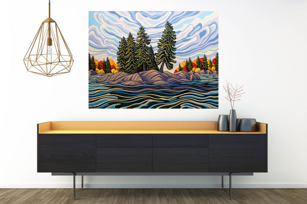 True North, Giclee, Print on canvas