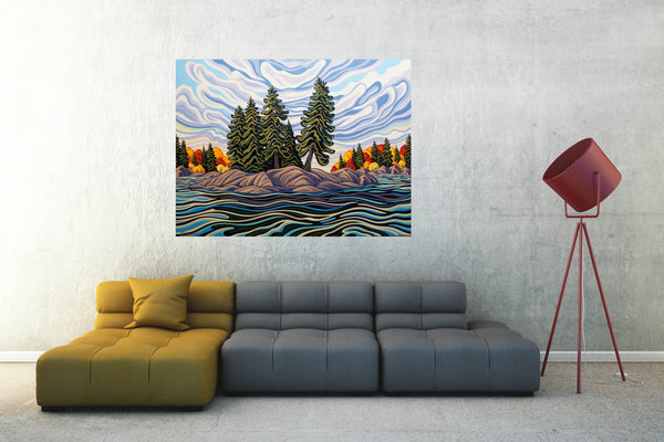 True North, Giclee, Print on canvas
