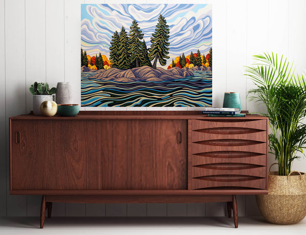 True North, Giclee, Print on canvas