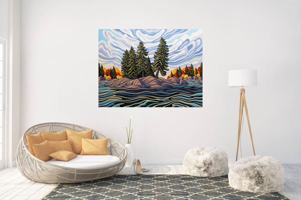 True North, Giclee, Print on canvas
