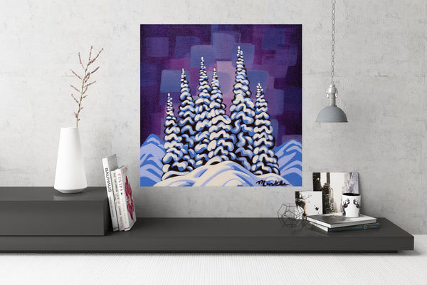 High Alpine VIIII, 12"X12" original painting