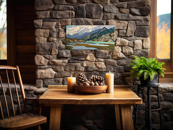 Head Water, Columbia Lake, Giclee