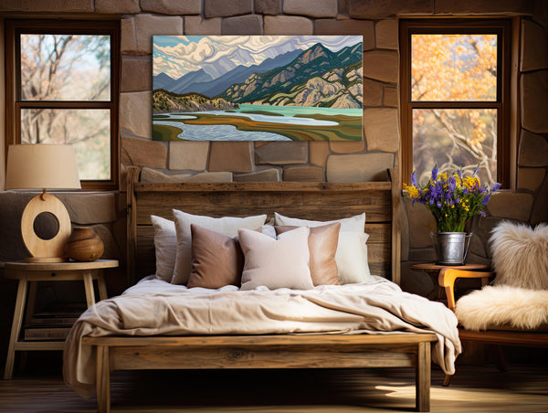 Head Water, Columbia Lake, Giclee
