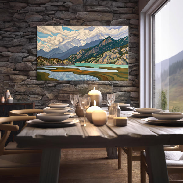 Head Water, Columbia Lake, Giclee