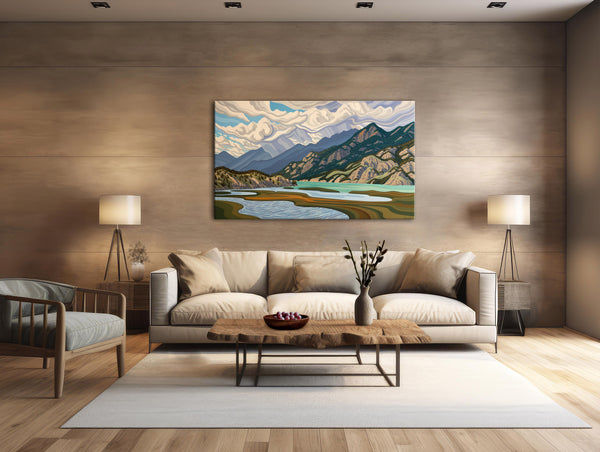 Head Water, Columbia Lake, Giclee