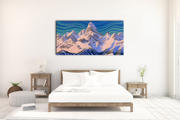 Mt Assiniboine, Limited Edition Print 36"X72"
