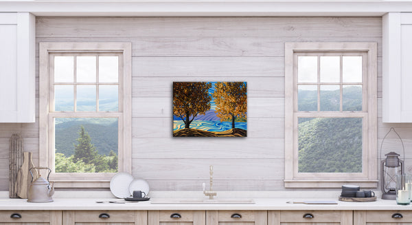Lake Okanagan, Print on canvas