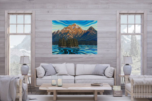 Pyramid Lake, 30 X 40