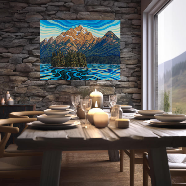 Pyramid Lake, 30 X 40