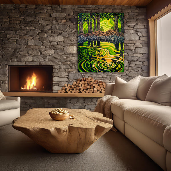 Ripples, Print on Canvas,