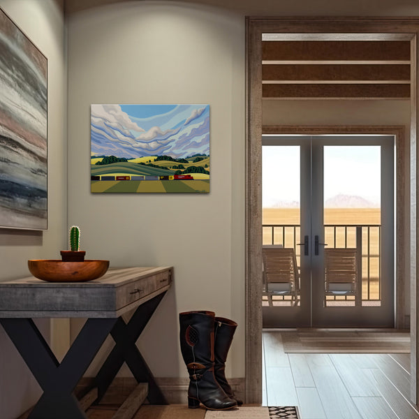 Rolling Prairies, 18x24, Original Painting
